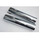 KRYTY PŘEDNÍHO TLUMIČE (PLÁŠTĚ) - PÁR - CHROM - (DÉLKA 232MM) - ČZ 175/487 + 125/488 + 250/471,485 + 350/472